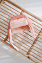 Waterproof Quilted Beanie with Fleece Inside - Pink