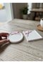 Pink Bow Multi-Purpose Jewelry Tray Ribbon Plate, Jewelry Plate, Coaster, Candle Plate - 4