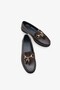 Women's Tassel and Buckle Detailed Loafer 4058 Brown - 6