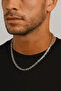 Men's Silver Color Steel 5 Mm King Necklace Chain - 2
