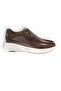 Genuine Leather High Sole Men's Winter Sneaker Shoes