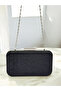 Black Color Pearl Handle Glitter Wire Wrapping Women's Evening Dress Bag - 7