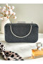 Black Silver Color Glitter Wire Wrapping Women Evening Dress Bag Wedding Engagement Graduation - 5