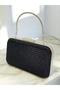 Black Color Glitter Wire Break Women's Evening Dress Bag - 2