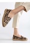 Feles Espadril Women's Ballet Shoes Leopard
