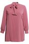 Tie-Necklace Plus Size Tunic 20403