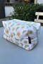 Papatya Quilted Makeup and Travel Bag - 3