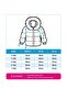 Shiny Silvery Plush Inside Water and Windproof Hooded Girl's Coat - 3