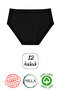 Women's 12-Pack White 100% Cotton Heart Hole High Waist Panties - 4