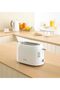 TTP200 2-Slice Bread Toaster with Adjustable Browning, Defrost & Reheat Function – White - 5