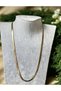 Steel Necklace Anti-Tarnish Anti-Allergic Flat Figured (2 YEARS IMPORTER GUARANTEE) - 4