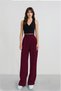 Women’s Hook-and-Loop High-Waist Wide-Leg Palazzo Pants - 3