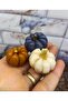 3-Piece 3 Size Mini Miniature Pumpkin Silicone Mold K-1399, Scented Stone Soap Plaster Candle Mold - 4