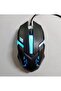 X1 Wired USB Gaming Mouse with Colorful Breathing Light Black - 3
