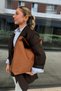 Boho Suede Shoulder Bag – Large Volume, Daily & Office Use (46×30×11 cm) - 5