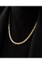 Steel Barley Chain Bracelet Necklace Set Unisex Stainless Tarnish-Free - 4
