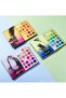 Book-Style High-Gloss Eyeshadow & Blush Makeup Palette - 4