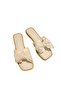 Fairy Style Bowknot Wedge Flip Flops Size 38–39 Soft Sole Outdoor Sandals