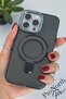 iPhone 16 Pro Max Compatible Case with Glitter Stand Design Premium Cover - 2