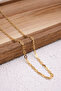 Steel Sequin Plate Heart Chain Necklace Hexagonal Heart Pendant Minimal Tarnish Resistant 3mm - 6