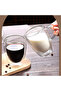 Double Walled Striped Glass, Coffee, Latte, Espresso, Soft Drink 300 ml Glass Set 2 Pieces 2322 - 7