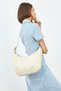 Alexa Cream Women's Long Strap Shoulder and Crossbody Bag - 5