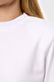Mecy - White Women's Snap Padded Long Sleeve Basic - 6