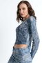 Printed Long-Sleeve Blouse - 5