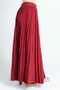 Long Plain Pleated Skirt
