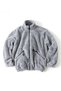 Men's Gray Oversize Plush Jacket - 6