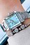 Women Wrist Watch 3 Atm Water Resistant Silver Color Steel Cord Wristband Dkby2022C6 - 5