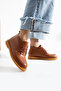 Tan Leather Laced Boots (Anti-Slip) - 4