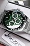 Men's Wristwatch 3 Atm Water Resistant Silver Color Steel Band Wlg208