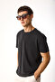 تي شيرت رجالي من Ken Crew Neck ذو قصة عادية وملمس ناعم (CUPRO) - أسود - 5