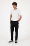 Ken Bisiklet Yaka Regular Fit Basic Tişört - BEYAZ - 4