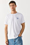 Men's Weekend Printed T-Shirt 100% Cotton - White - 2