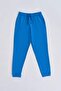 Blue Organic Sweatpants Women's Regular Fit Lace-up - 5