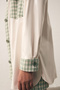 Patent Leather Houndstooth Shirt - Green - 7