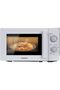 20L Microwave Oven White – 700W, 5 Power Levels, Defrost Function, 35 Min Timer