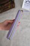 Genuine Leather Women's Wallet with Phone Compartment Light Purple 1055 - 4
