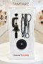Hairdresser Training Mannequin - Brown / Platinum + Table Apparatus + Knitting Set + Knob Sponge - 7