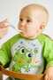 0-12 Months Sleeved Cute Colorful Patterned Baby Bib