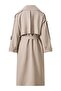 Oversize Trench Coat with Sleeves and Windbreaker Beige - 7