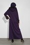 Hooded Fur Detailed Dress 40412 - 3