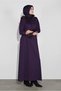 Hooded Fur Detailed Dress 40412 - 2