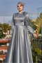 Silvery Tulle Evening Dress 50525 - 4
