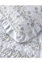 طقم مفرش سرير كينج متعدد الأغراض من Blossom Stripe مقاس 240x220 سم أزرق - 5