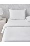 Royal Leafage Embroidered Cotton King Size Duvet Cover Set 240X220 cm White - 2