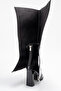 Aja Black Women's Thick Heeled Boots - 8