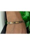 Stainless Steel Model Braided Men's Silver Gold Color Bracelet - 4